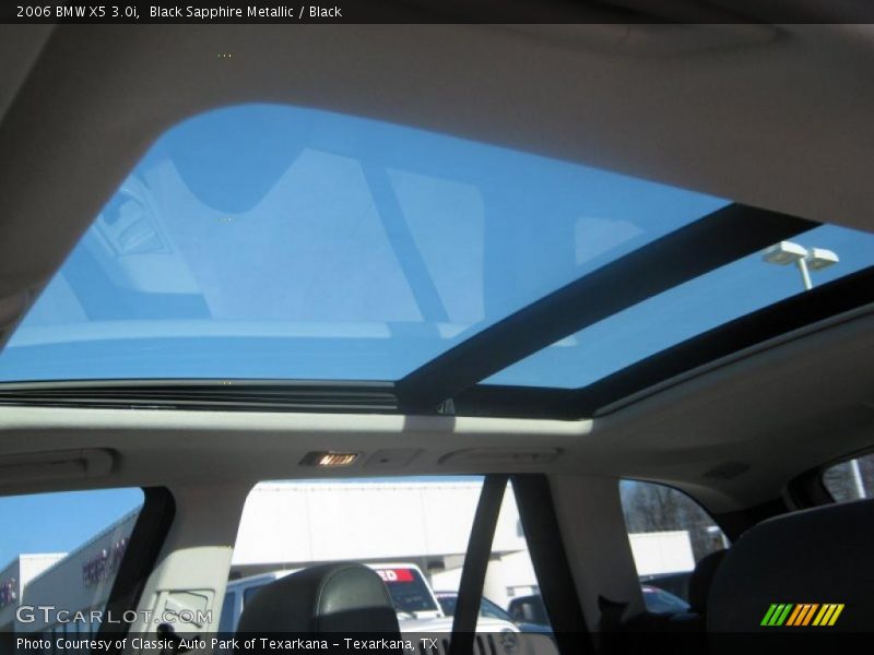 Black Sapphire Metallic / Black 2006 BMW X5 3.0i
