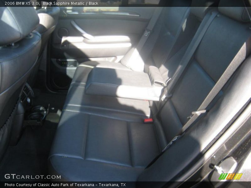 Black Sapphire Metallic / Black 2006 BMW X5 3.0i