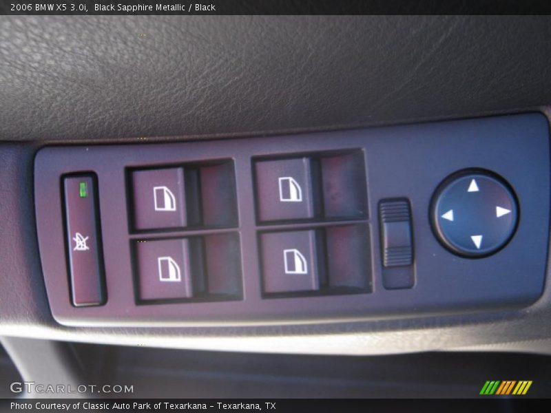 Black Sapphire Metallic / Black 2006 BMW X5 3.0i