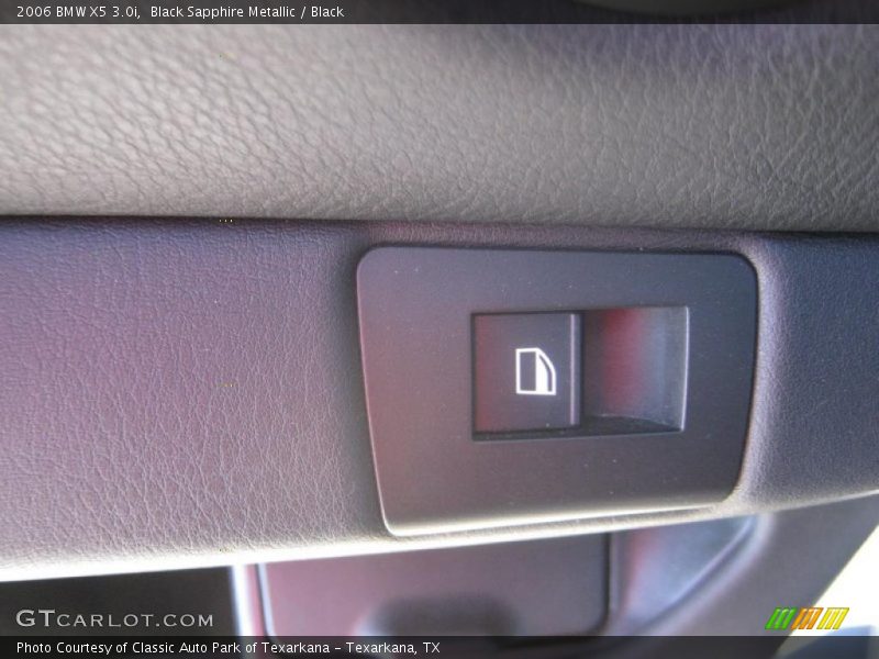 Black Sapphire Metallic / Black 2006 BMW X5 3.0i