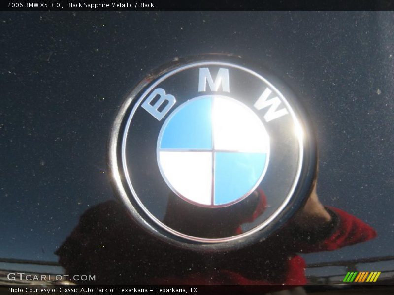 Black Sapphire Metallic / Black 2006 BMW X5 3.0i