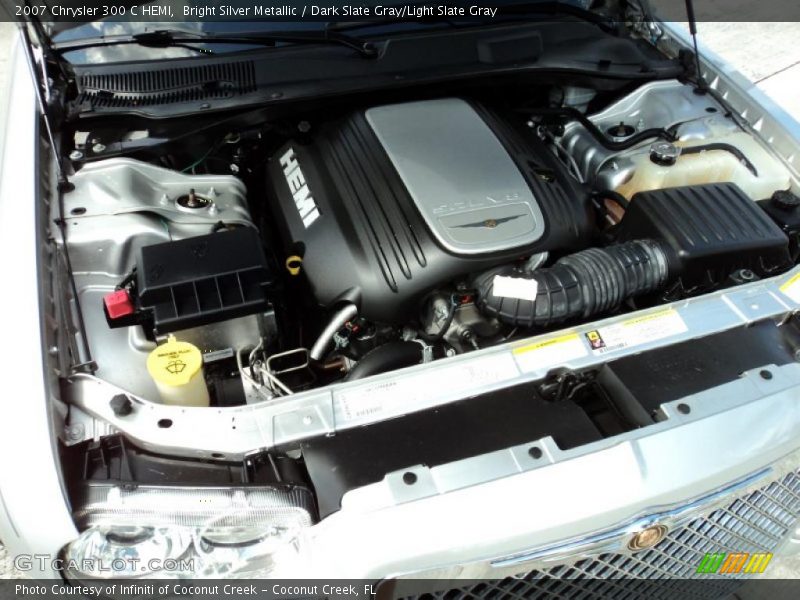 Bright Silver Metallic / Dark Slate Gray/Light Slate Gray 2007 Chrysler 300 C HEMI