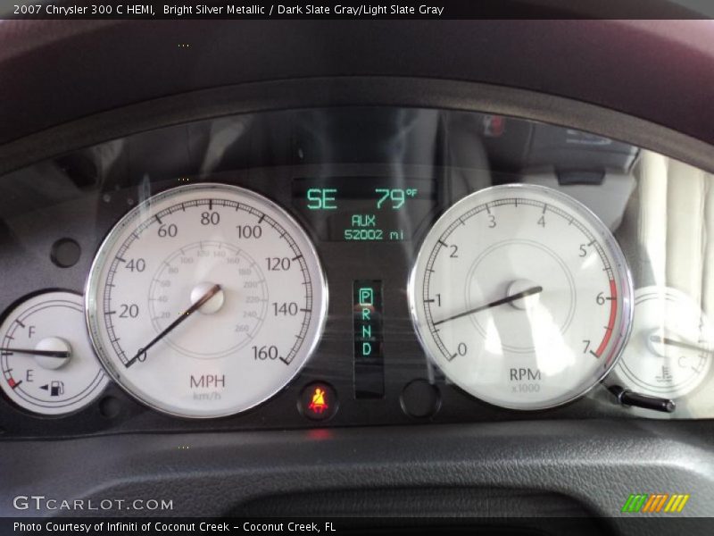 Bright Silver Metallic / Dark Slate Gray/Light Slate Gray 2007 Chrysler 300 C HEMI