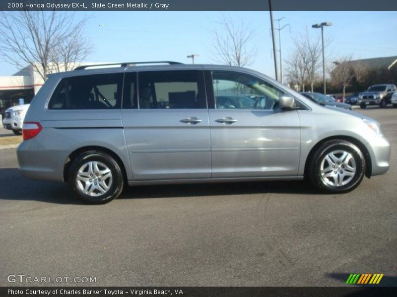 Slate Green Metallic / Gray 2006 Honda Odyssey EX-L