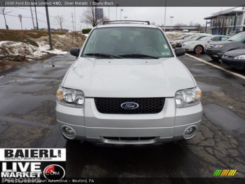 Silver Metallic / Ebony Black 2006 Ford Escape Limited 4WD