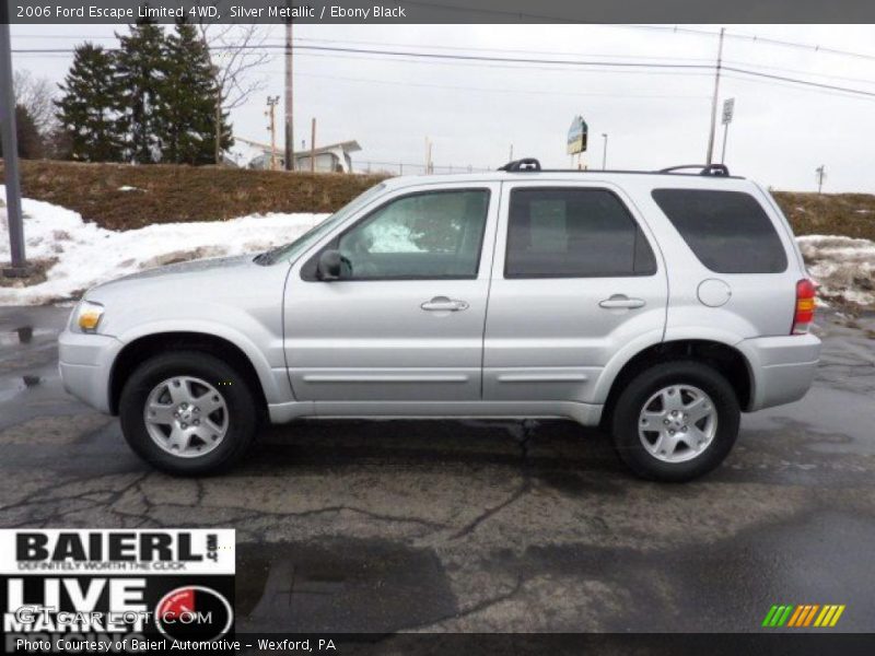 Silver Metallic / Ebony Black 2006 Ford Escape Limited 4WD