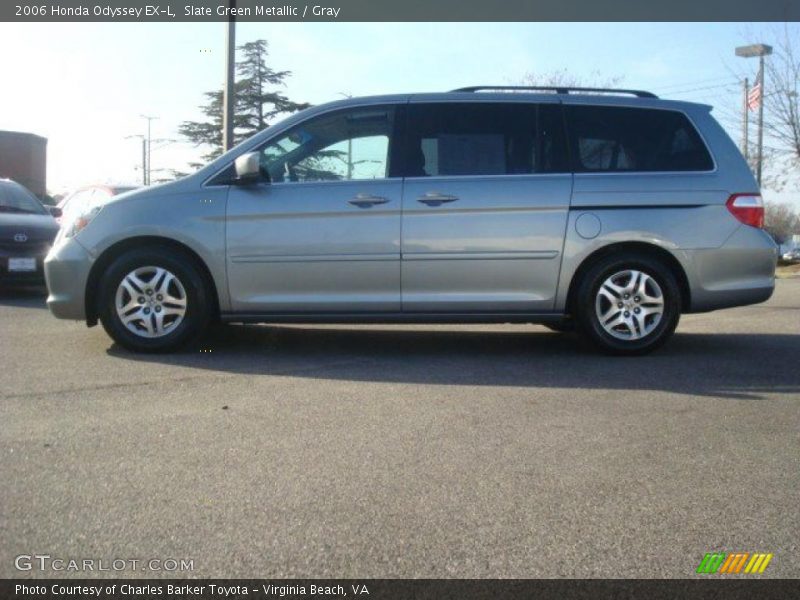 Slate Green Metallic / Gray 2006 Honda Odyssey EX-L