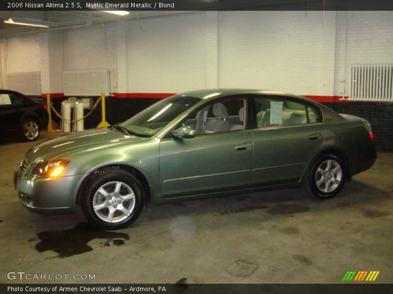 Mystic Emerald Metallic / Blond 2006 Nissan Altima 2.5 S
