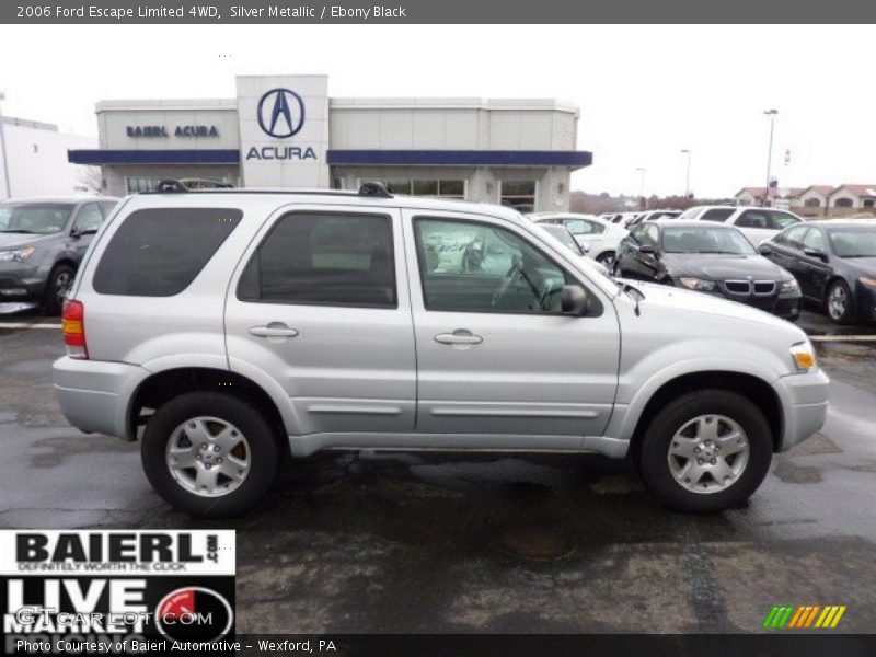 Silver Metallic / Ebony Black 2006 Ford Escape Limited 4WD