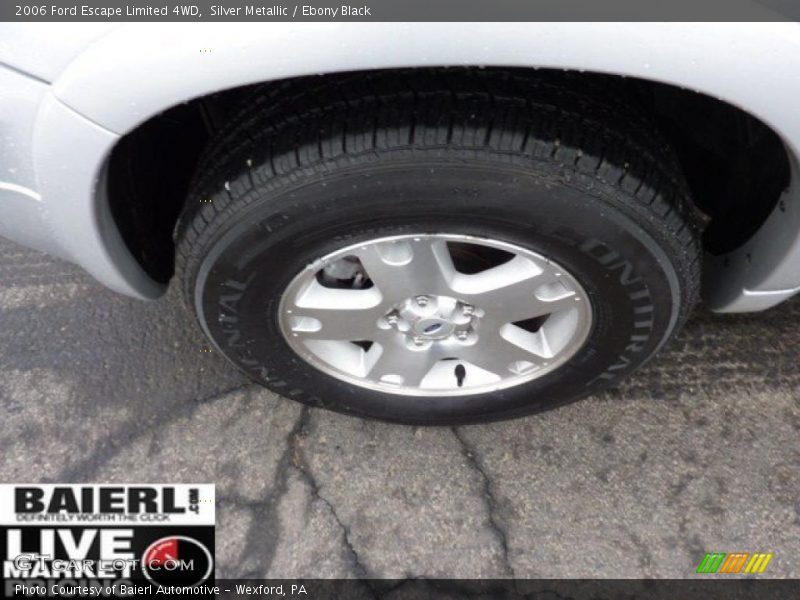 Silver Metallic / Ebony Black 2006 Ford Escape Limited 4WD