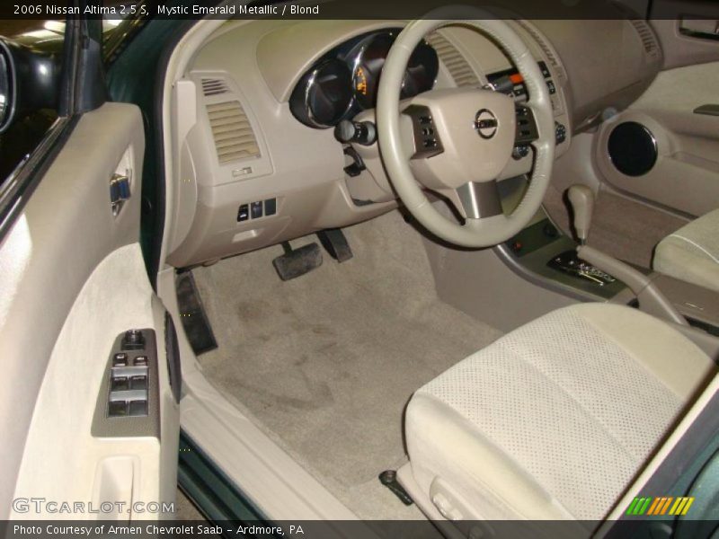 Mystic Emerald Metallic / Blond 2006 Nissan Altima 2.5 S