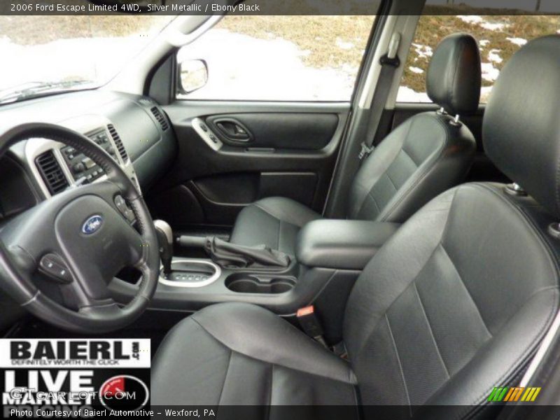 Silver Metallic / Ebony Black 2006 Ford Escape Limited 4WD