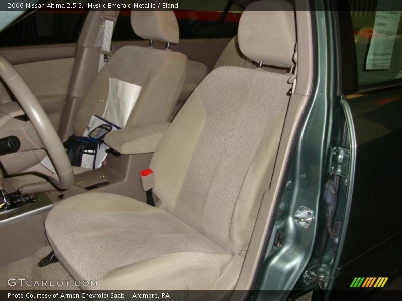 Mystic Emerald Metallic / Blond 2006 Nissan Altima 2.5 S