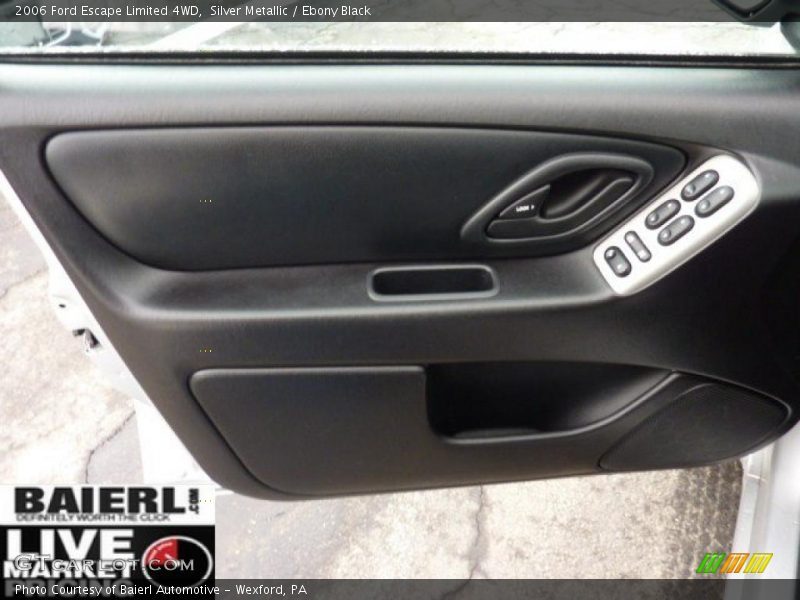 Silver Metallic / Ebony Black 2006 Ford Escape Limited 4WD