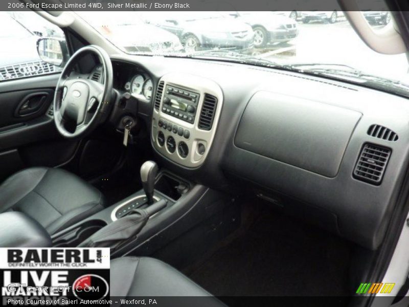 Silver Metallic / Ebony Black 2006 Ford Escape Limited 4WD