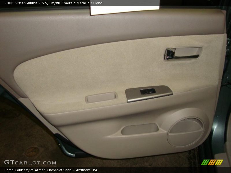 Mystic Emerald Metallic / Blond 2006 Nissan Altima 2.5 S