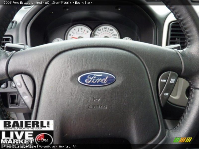 Silver Metallic / Ebony Black 2006 Ford Escape Limited 4WD