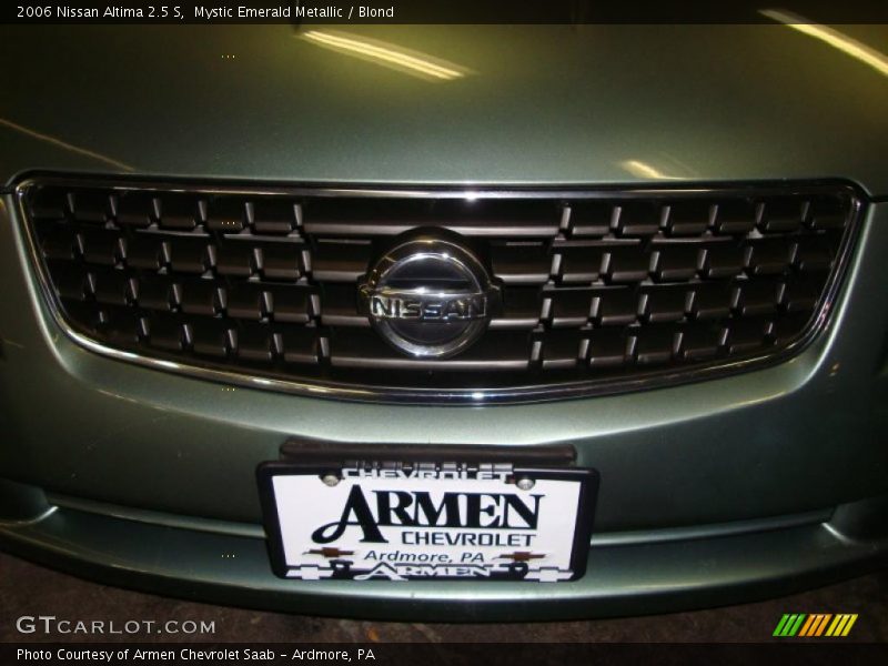 Mystic Emerald Metallic / Blond 2006 Nissan Altima 2.5 S