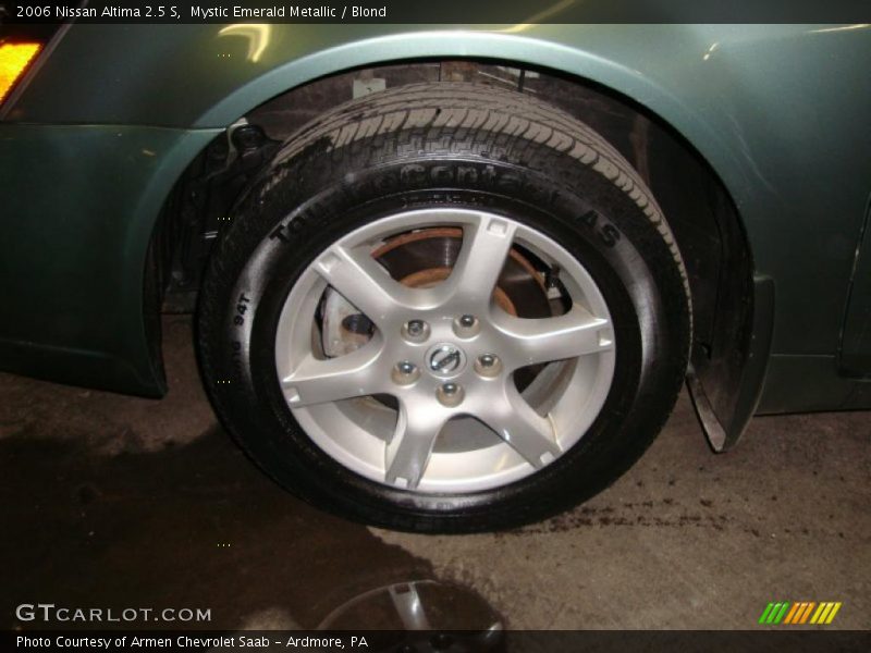 Mystic Emerald Metallic / Blond 2006 Nissan Altima 2.5 S