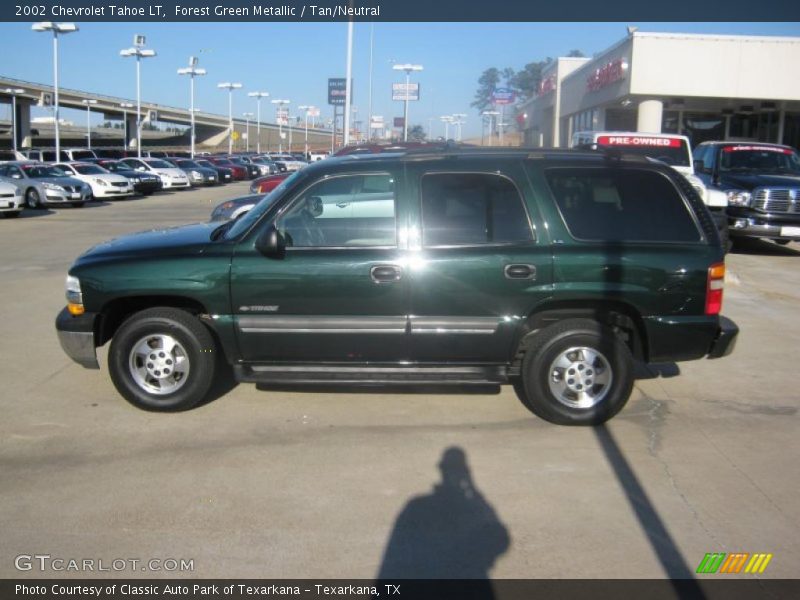 Forest Green Metallic / Tan/Neutral 2002 Chevrolet Tahoe LT