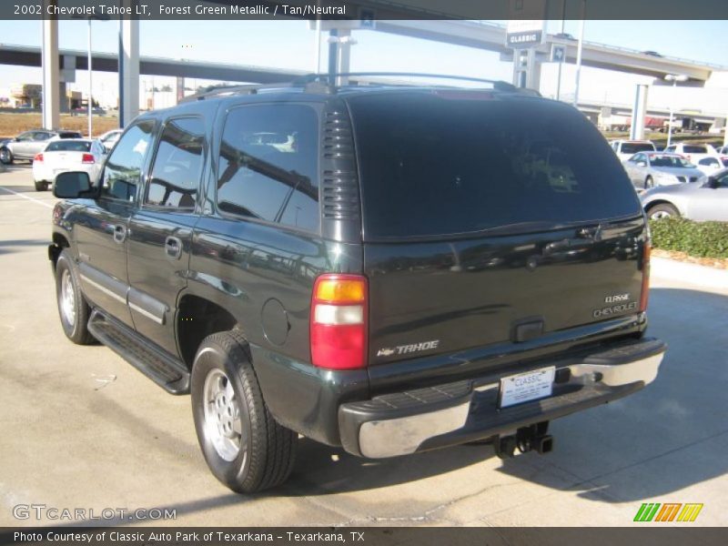 Forest Green Metallic / Tan/Neutral 2002 Chevrolet Tahoe LT