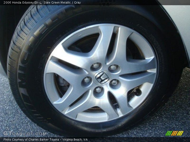 Slate Green Metallic / Gray 2006 Honda Odyssey EX-L