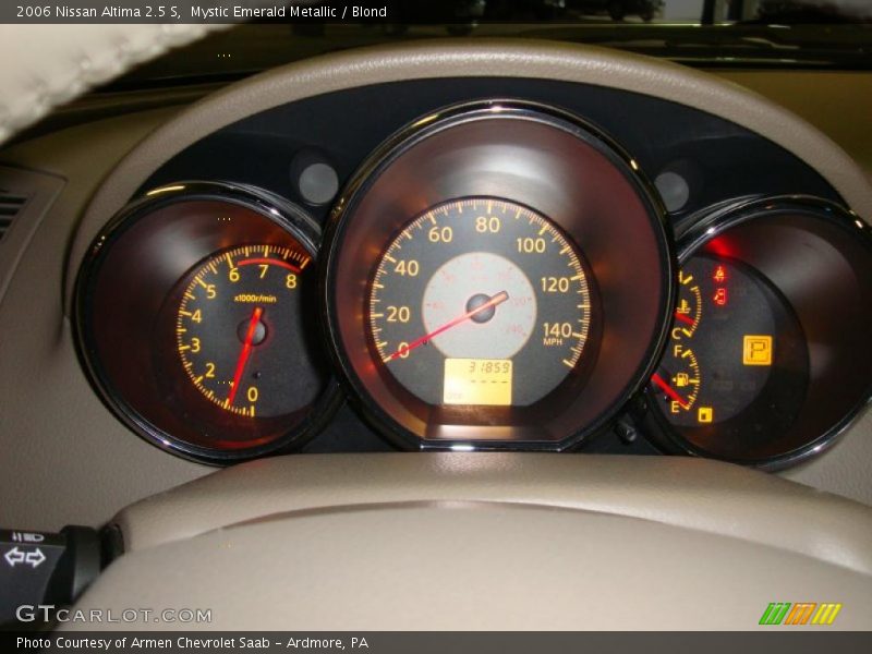 Mystic Emerald Metallic / Blond 2006 Nissan Altima 2.5 S