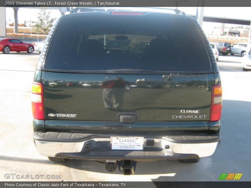 Forest Green Metallic / Tan/Neutral 2002 Chevrolet Tahoe LT