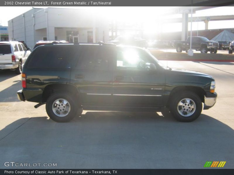 Forest Green Metallic / Tan/Neutral 2002 Chevrolet Tahoe LT