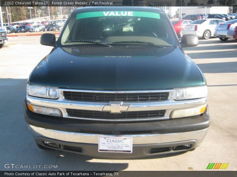 Forest Green Metallic / Tan/Neutral 2002 Chevrolet Tahoe LT
