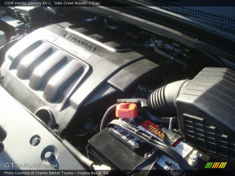 Slate Green Metallic / Gray 2006 Honda Odyssey EX-L