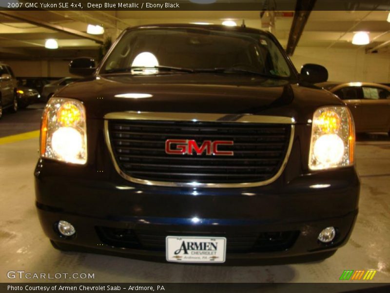 Deep Blue Metallic / Ebony Black 2007 GMC Yukon SLE 4x4