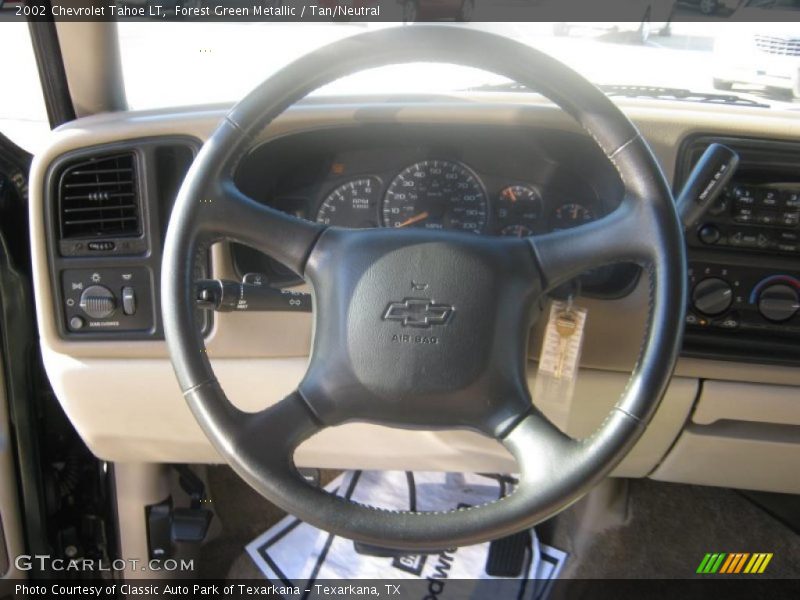 Forest Green Metallic / Tan/Neutral 2002 Chevrolet Tahoe LT