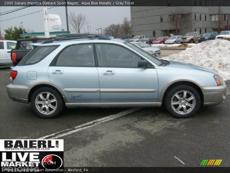Aqua Blue Metallic / Gray Tricot 2005 Subaru Impreza Outback Sport Wagon