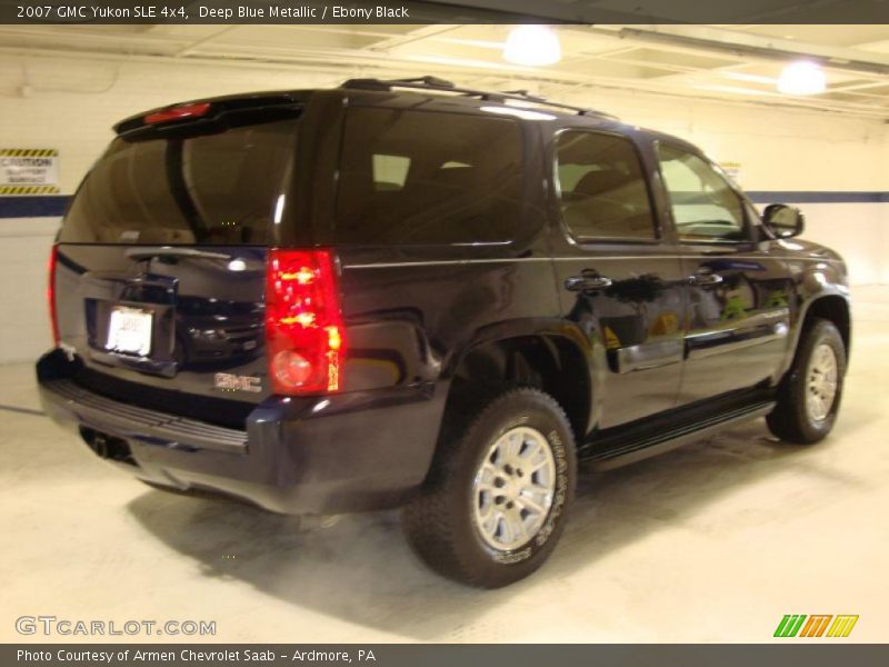 Deep Blue Metallic / Ebony Black 2007 GMC Yukon SLE 4x4