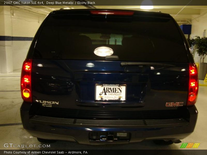 Deep Blue Metallic / Ebony Black 2007 GMC Yukon SLE 4x4