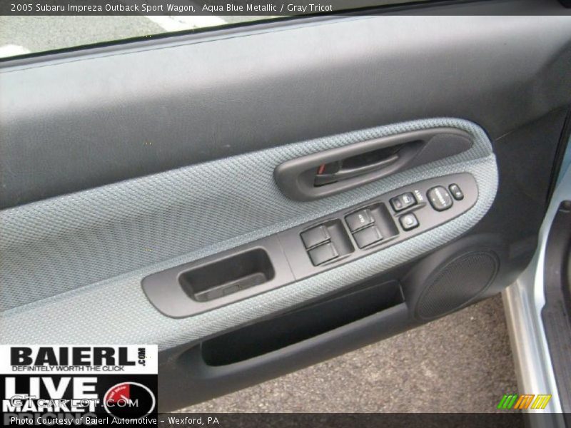 Aqua Blue Metallic / Gray Tricot 2005 Subaru Impreza Outback Sport Wagon