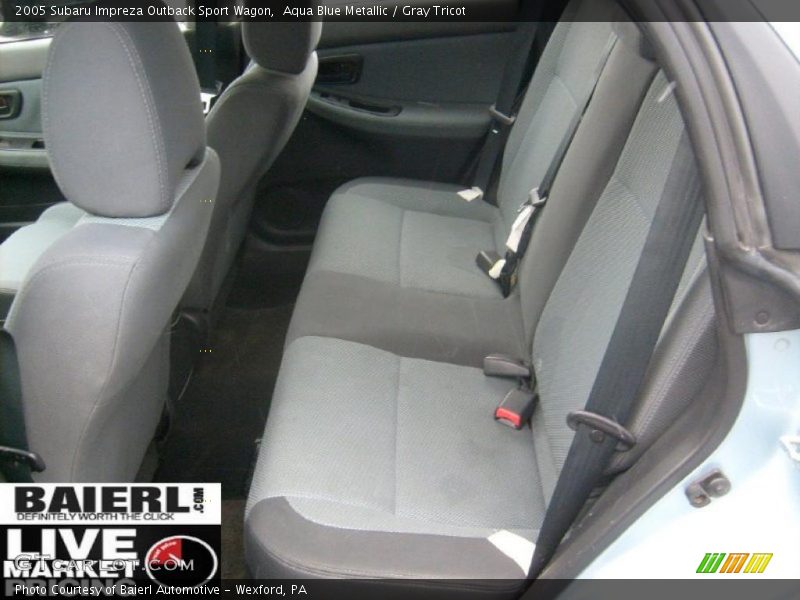 Aqua Blue Metallic / Gray Tricot 2005 Subaru Impreza Outback Sport Wagon