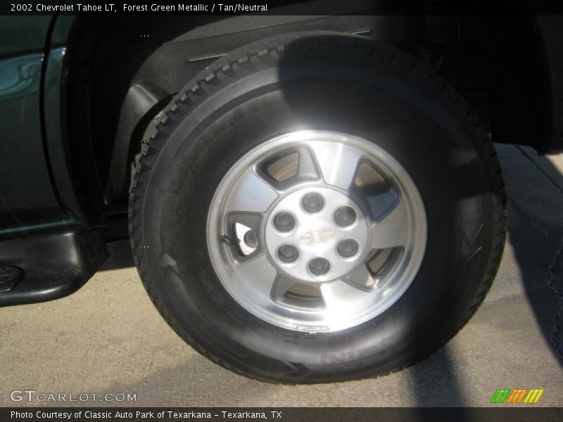 Forest Green Metallic / Tan/Neutral 2002 Chevrolet Tahoe LT