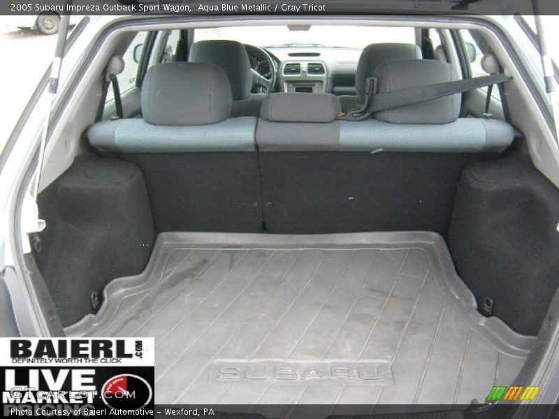 Aqua Blue Metallic / Gray Tricot 2005 Subaru Impreza Outback Sport Wagon