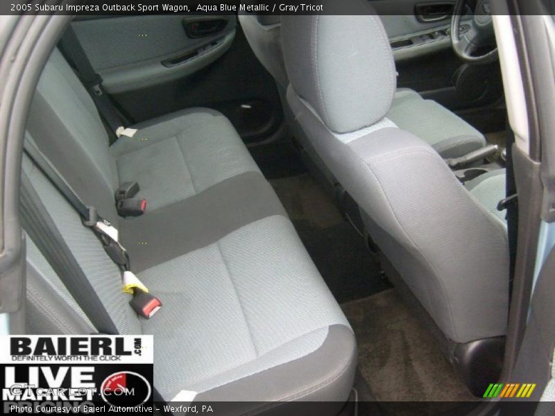 Aqua Blue Metallic / Gray Tricot 2005 Subaru Impreza Outback Sport Wagon