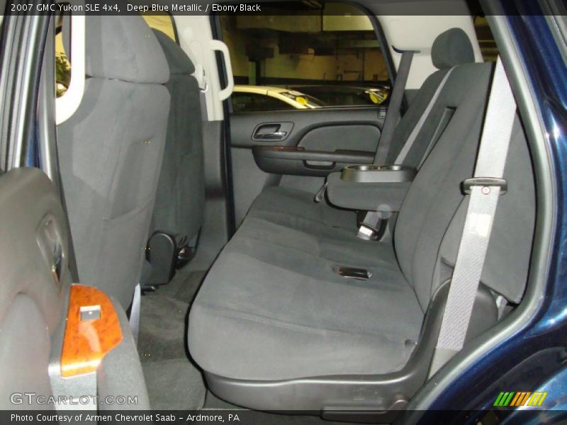 Deep Blue Metallic / Ebony Black 2007 GMC Yukon SLE 4x4