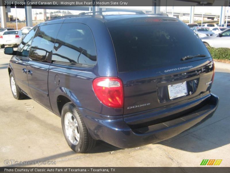Midnight Blue Pearl / Medium Slate Gray 2004 Dodge Grand Caravan EX