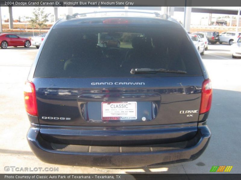 Midnight Blue Pearl / Medium Slate Gray 2004 Dodge Grand Caravan EX