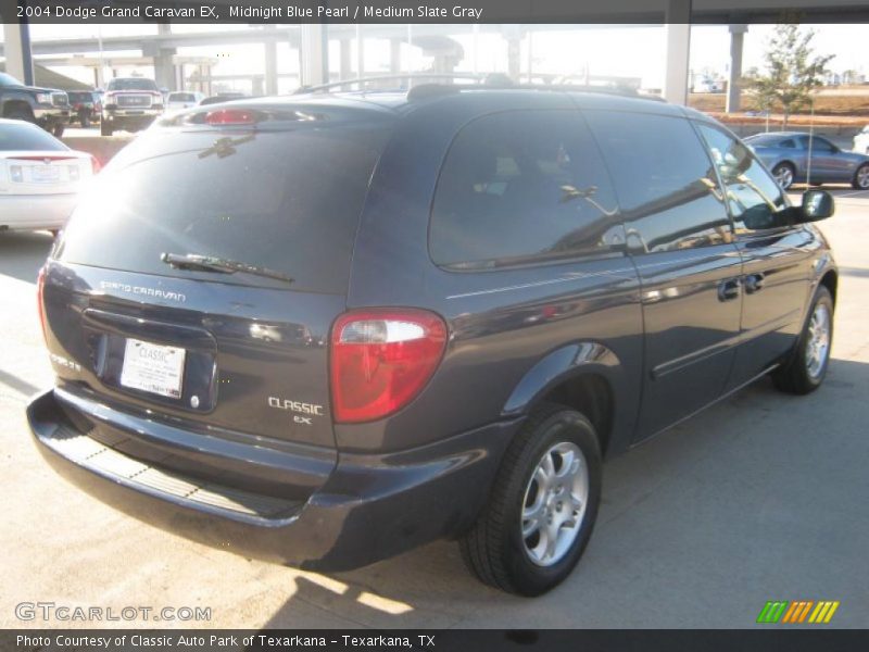 Midnight Blue Pearl / Medium Slate Gray 2004 Dodge Grand Caravan EX