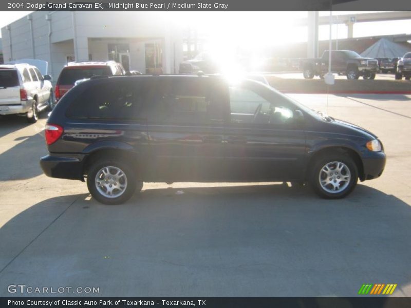 Midnight Blue Pearl / Medium Slate Gray 2004 Dodge Grand Caravan EX