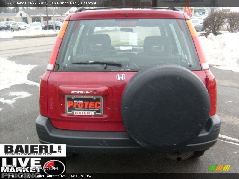 San Marino Red / Charcoal 1997 Honda CR-V 4WD