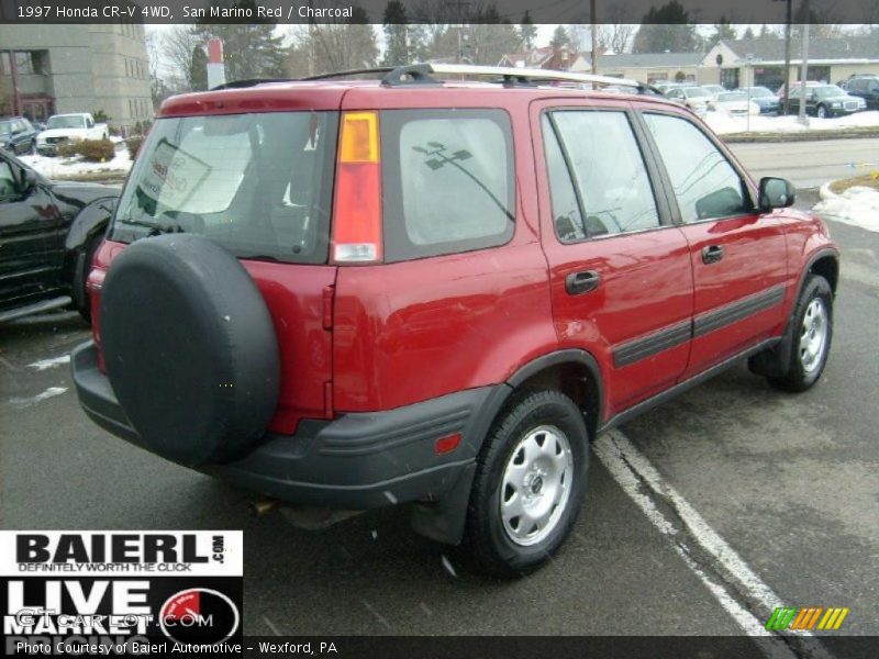 San Marino Red / Charcoal 1997 Honda CR-V 4WD