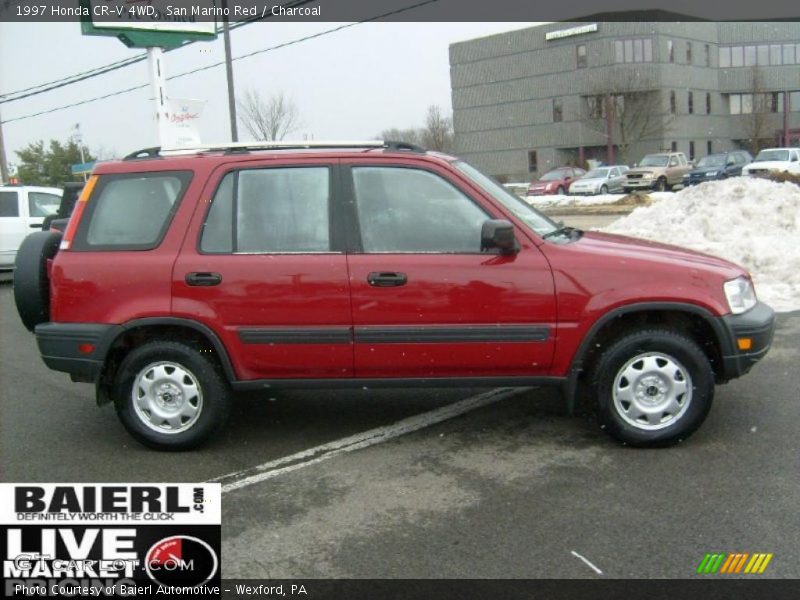 San Marino Red / Charcoal 1997 Honda CR-V 4WD