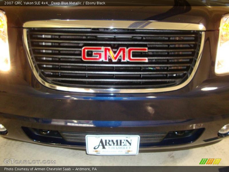Deep Blue Metallic / Ebony Black 2007 GMC Yukon SLE 4x4